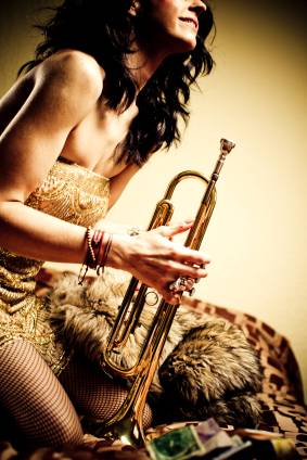 trumpet girl